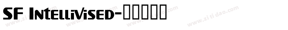 SF Intellivised字体转换